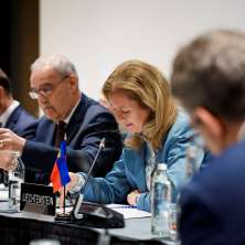 Deputy Head of Government Sabine Monauni at the EFTA Ministerial Conference in Reykjavik.