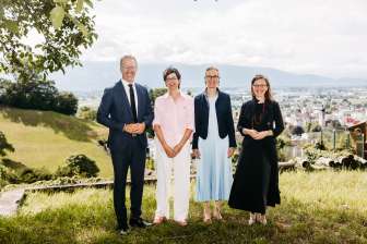 Provincial Councilor Christian Gantner, Vorarlberg; State Councilor Susanne Hartmann, St. Gallen; Deputy Head of Government Sabine Monauni, Liechtenstein; State Councilor Carmelia Maissen, Graubünden